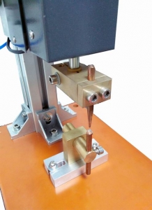 Micro spot welding head for metal sheet and wires WH100